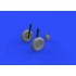 1/48 Typhoon Mk.Ib Wheels (Late) Brassin Set for Eduard/Hasegawa kits