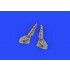 1/48 Focke-Wulf Fw 190A-8/R2 Undercarriage Legs BRONZE Detail Set (brassin) for Eduard kits