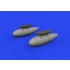 1/72 Messerschmitt Bf 109F/G External Fuel Tanks for Eduard kits