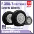 1/48 F-35A/B Lightning II Sagged Wheels for Tamiya kits