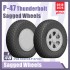 1/48 P-47D Thunderbolt Sagged Wheels Type 1 for Tamiya kits