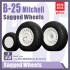 1/48 B-25 Mitchell Sagged Wheels Type 1 for HK Models