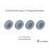 1/35 US Army M1296 "Dragoon" ICV Weighted Road Wheels for AFV Club Kit