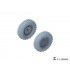 1/35 WWII German Schwimmwagen Type 166 Sagged Wheels (Wide) for Tamiya kits