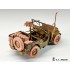 1/35 US Army Jeep Willys MB 1/4-ton 4x4 Truck Sagged Wheels for Tamiya kits