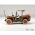 1/35 US Army Jeep Willys MB 1/4-ton 4x4 Truck Sagged Wheels for Tamiya kits