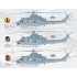 1/48 UH-1Y Marine Skid Kid Yankees Waterslide Decals