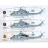 1/48 UH-1Y Marine Skid Kid Yankees Waterslide Decals