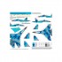 1/32 Sukhoi Su-27UBM, Ukranian AF, Digital Camo Numbers Decals for Trumpeter