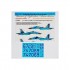 1/32 Sukhoi Su-27UBM, Ukranian AF, Digital Camo, Part 2 Numbers Decals