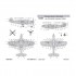 1/48 P-39 Airacobra Stencils Decals for Eduard/Hasegawa/Monogram/Revell