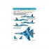 1/48 Sukhoi Su-27UBM, Ukranian AF, Digital Camo (decals with masks and numbers) Set