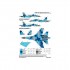 1/48 Sukhoi Su-27UBM, Ukranian AF, Digital Camo (decals with masks and numbers) Set