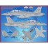 Decals for 1/48  Air Wing All-Stars Super Hornets PT V