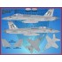 Decals for 1/48  Air Wing All-Stars Super Hornets PT V