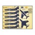 Decals for 1/48 Blue Angel Cougars Grumman F9F-8/TF-9J