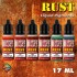 Liquid Pigments Set - Rust (6x 17ml)