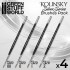 SILVER SERIES Kolinsky Brush Set (00, 0, 1, 2)