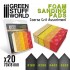 Foam Sanding Pads - Coarse Grit Assortment (#180 #280 #400 #600, 5pcs each)