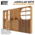 Modular Sets - Vertical Paint Brush Holder/Organizer/Storage (94 slots, 15x28x8.2cm)