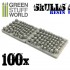 1/52, 1/48, 1/35 Miniatures Resin Skulls (approx.100pcs)