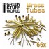 Brass Tubes Assortment (aprox. 50-60pcs, various sizes)