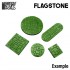 Putty/Clay Textured Rolling Pin #Flagstone 15mm (Pattern Size: 1-4 mm, 1/144 1/100 1/72)