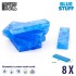 Blue Stuff REUSABLE Plastic Molding (8 bars, dimension of each bar: 5.8x1.5x0.7cm)