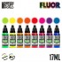 Acrylic Paint Set - Fluorescent (8x 17ml)