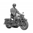 1/16 WWII US Para American Rider with Bike