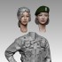 1/35 ROKA/ROKMC Female Soldier set (3 figures)