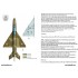 Decal for 1/48 MiG-21 UM HUNAF 5091 Dongo Squadron