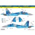 Decal for 1/72 Su-27 UB Ukrainian Digital Camouflage