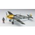 1/48 WWII German Fighter Messerschmitt Bf109E-4/N Galland w/Figure