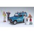 1/24 Japanese Vintage Car w/Figure Suzuki Jimny Ski Version