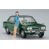 1/24 Japanese Saloon Car Datsun Bluebird 1600 Sss w/60s Girl's Figure