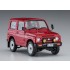 1/24 Japanese Vintage Car w/Figure Suzuki Jimny w/Camp Girl'S Figure