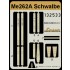 1/32 Messerschmitt Me 262A Schwalbe Seatbelts (Laser Cut)