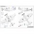 1/32 P-51 D/K Mustang Stencils & Markings Decals for Tamiya/Revell kits