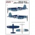 Decals for 1/32 Vought F4U-1A Vf-17 "Jolly Rogers" Part. 4 (wet transfer)