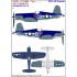 Decals for 1/32 Vought F4U-1A Corsair VF-17 