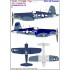 Decals for 1/32 Vought F4U-1A Corsair VF-17 