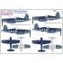 Decals for 1/48 Vought F4U-1A VF-17 "Jolly Rogers" Part. 2