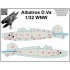 1/32 Albatros D.V / D.Va Light Wood (Natural) Decals for Wingnut Wings kits