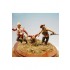 54mm Scale Zulu War Battle of Isandlwana 1879 (3 metal figures)