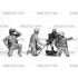 1/35 WWII German Mortar GrW 34 with Crew (mortar and 4 figures)