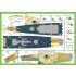 1/350 USS Guam CB-2 Wooden Deck Set (Deck Blue) for Hobby Boss kit #86514