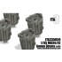 1/35 WWII German MG34/MG42 50 Round Ammo Drums (10pcs)