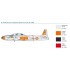 1/72 Lockheed T-33A "Shooting Star" w/Super Decals