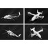 1/350 US Navy Modern Deck Plane Photo-Etched Detail-up set for Trumpeter kit